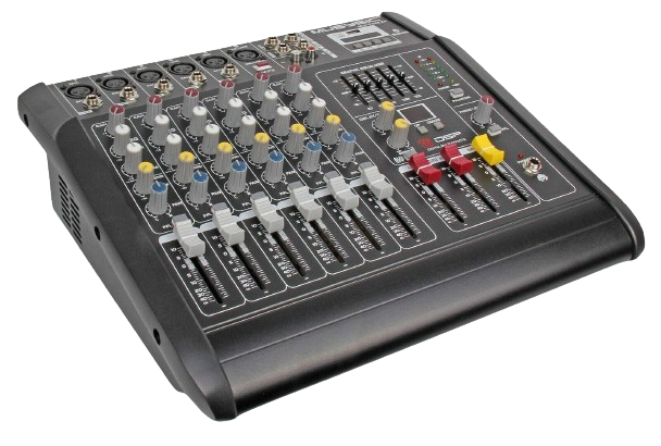 MiCWL 6 Channel Mixer 1000W Power Amplifier